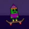 Obby Halloween Danger Skate